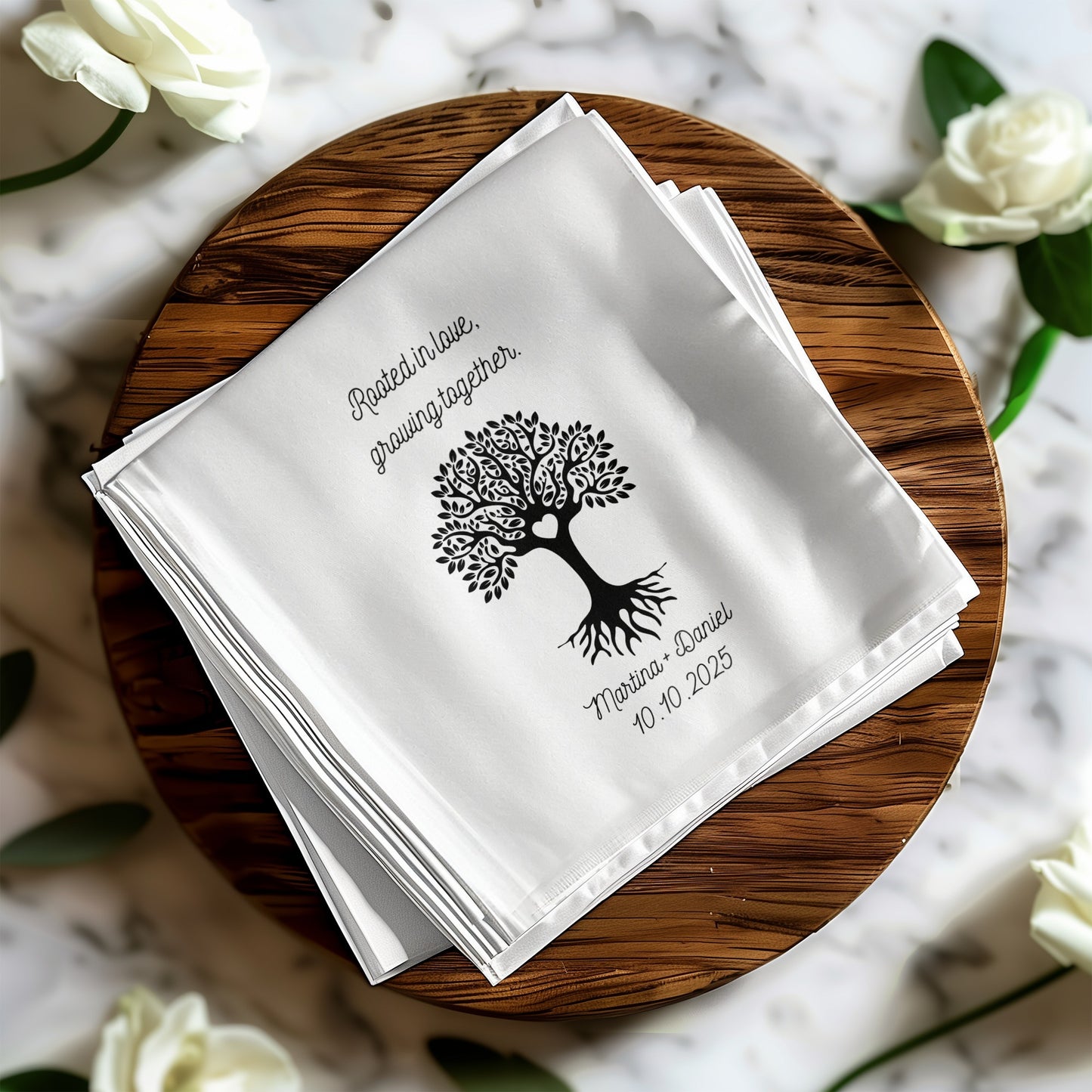 Rooted in Love Growing Together Custom Napkin product