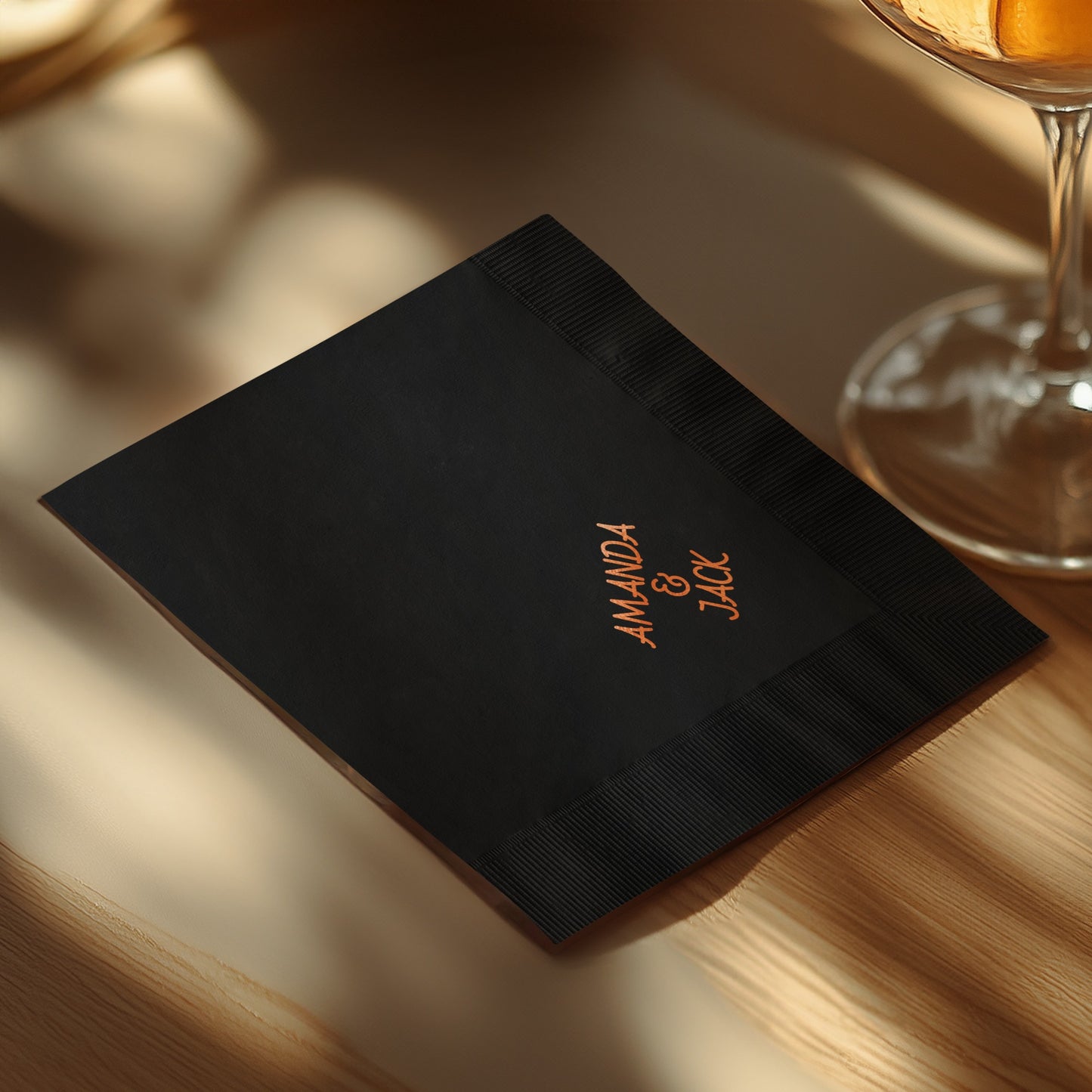 Personalized Wedding Napkins with Custom Names Product