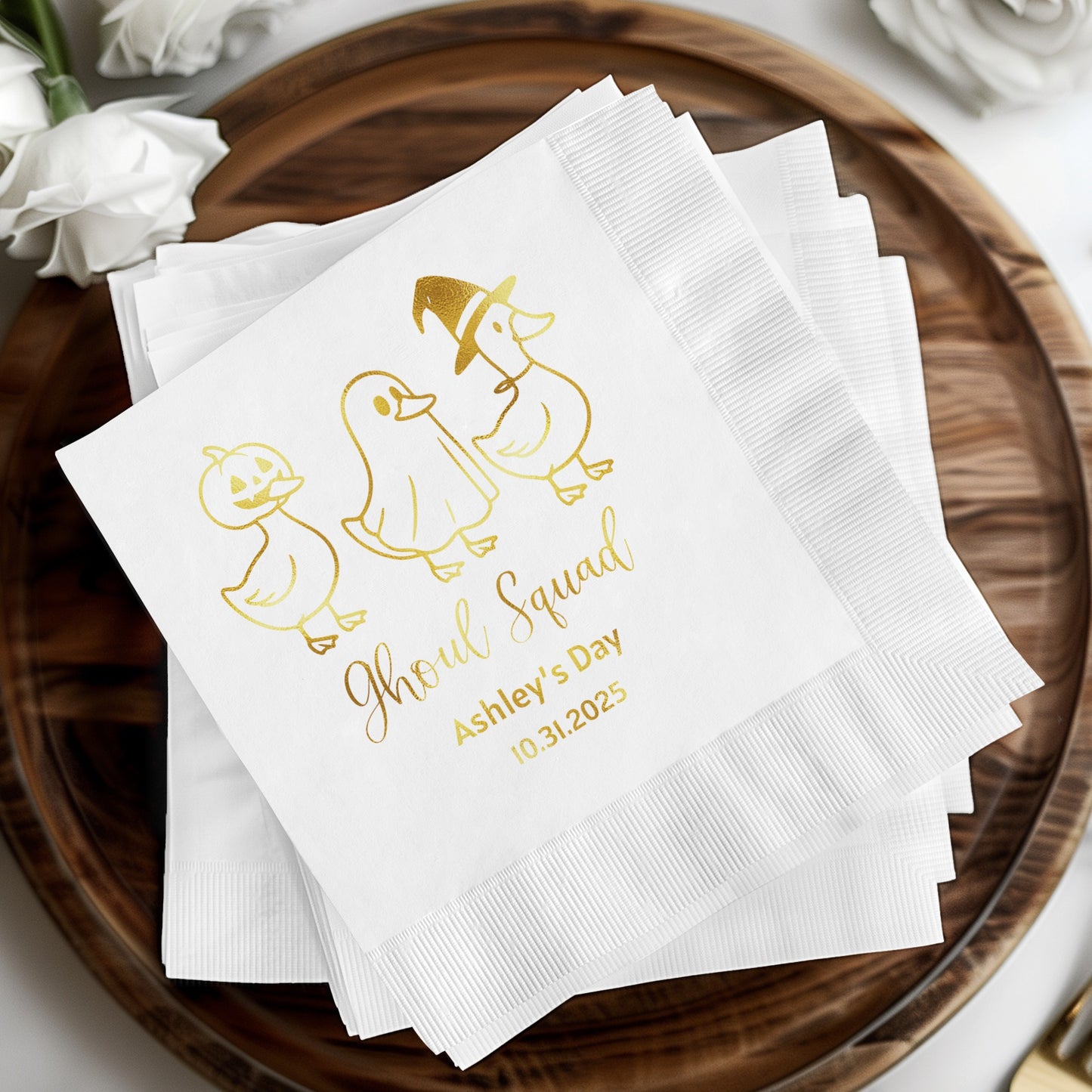 Ghoul Squad Personalized Napkins Party Product