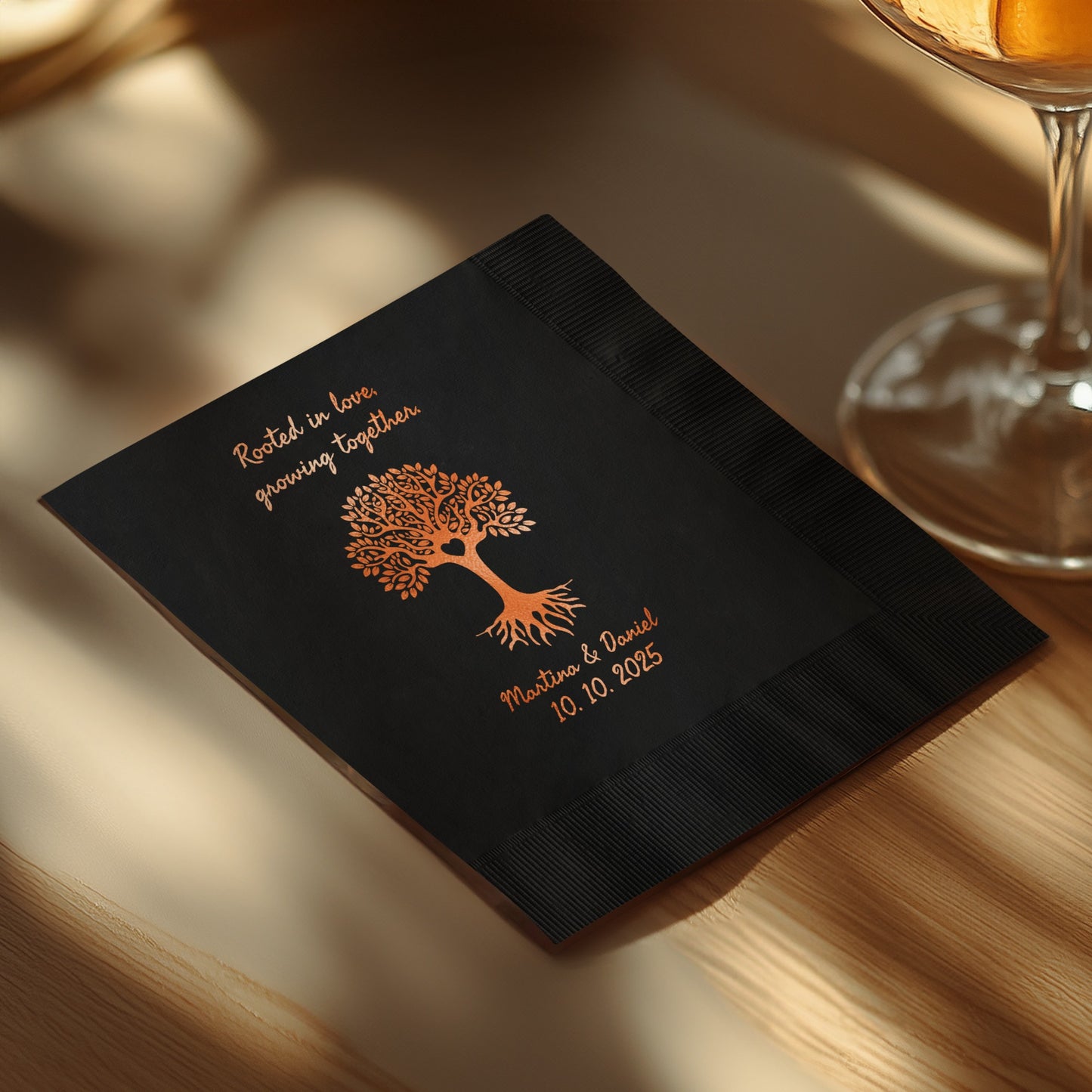 Rooted in Love Growing Together Wedding Napkin product