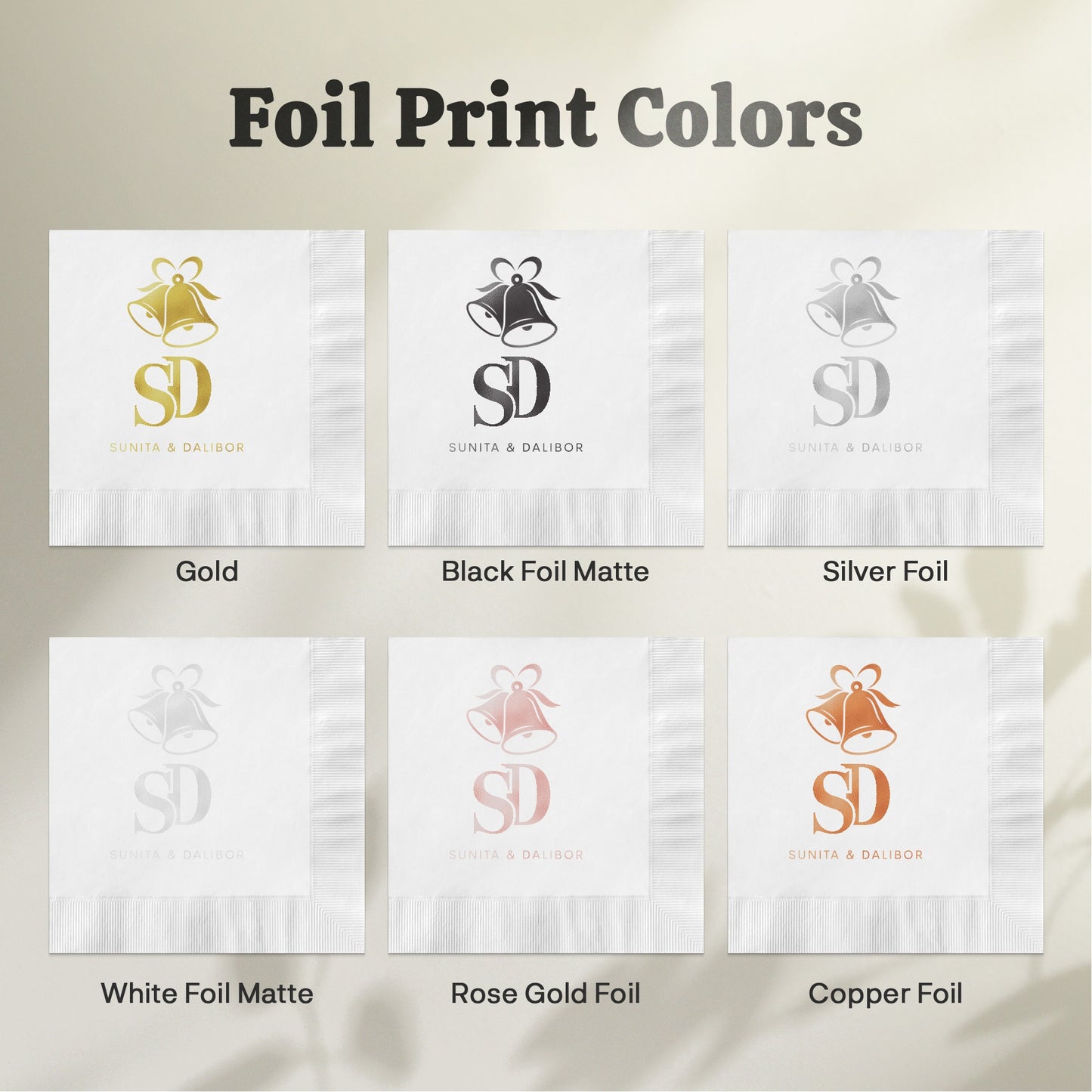 Customized Foil Print Color Variations for Print product