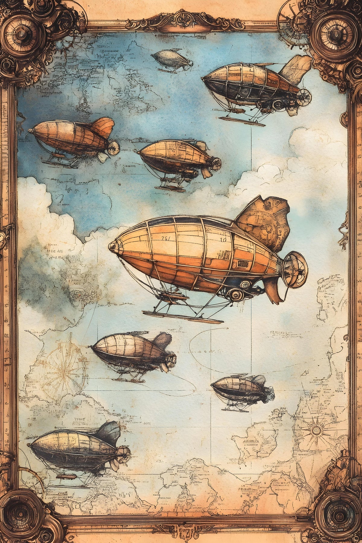 Amazon Book Pictures: The Vintage Explorer Series, Steampunk Maps Bundle, Printable Collection, 100 + PDF Downloadable Images