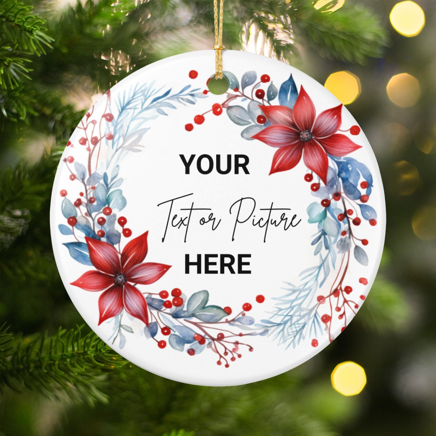 Personalized Christmas Ornament Custom Product