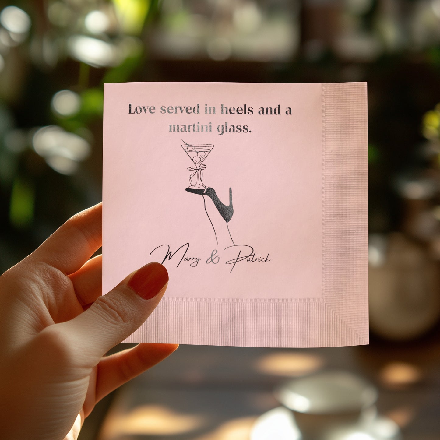 Love Served In Heels And A Martini Glass product type