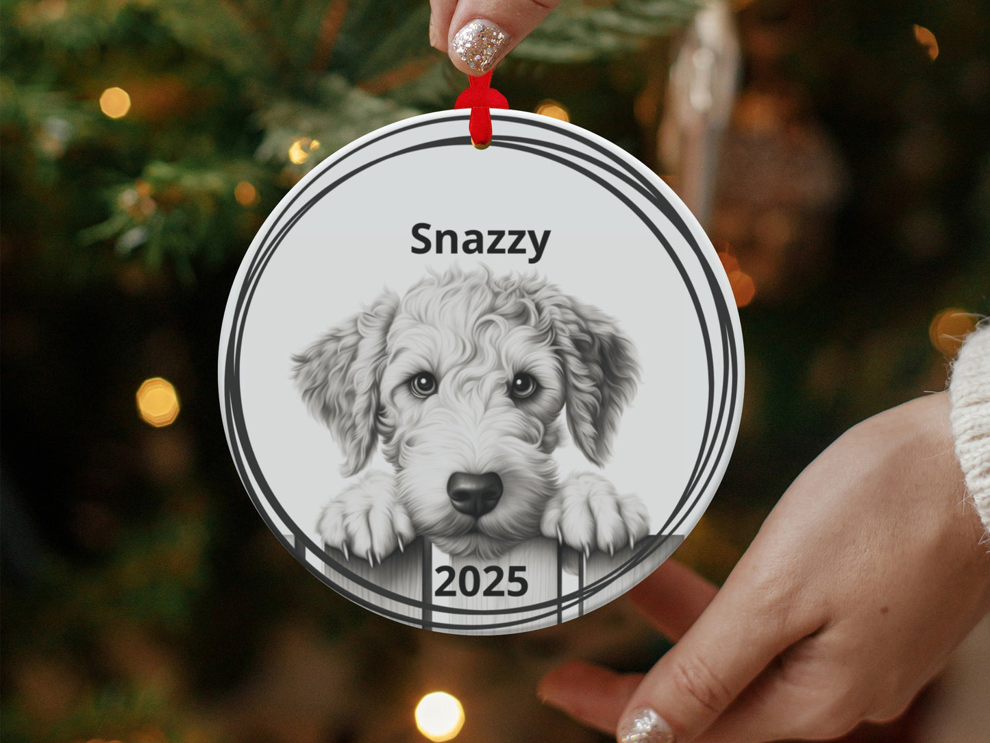 Snazzy 2025 Dog Themed Holiday Ornament product