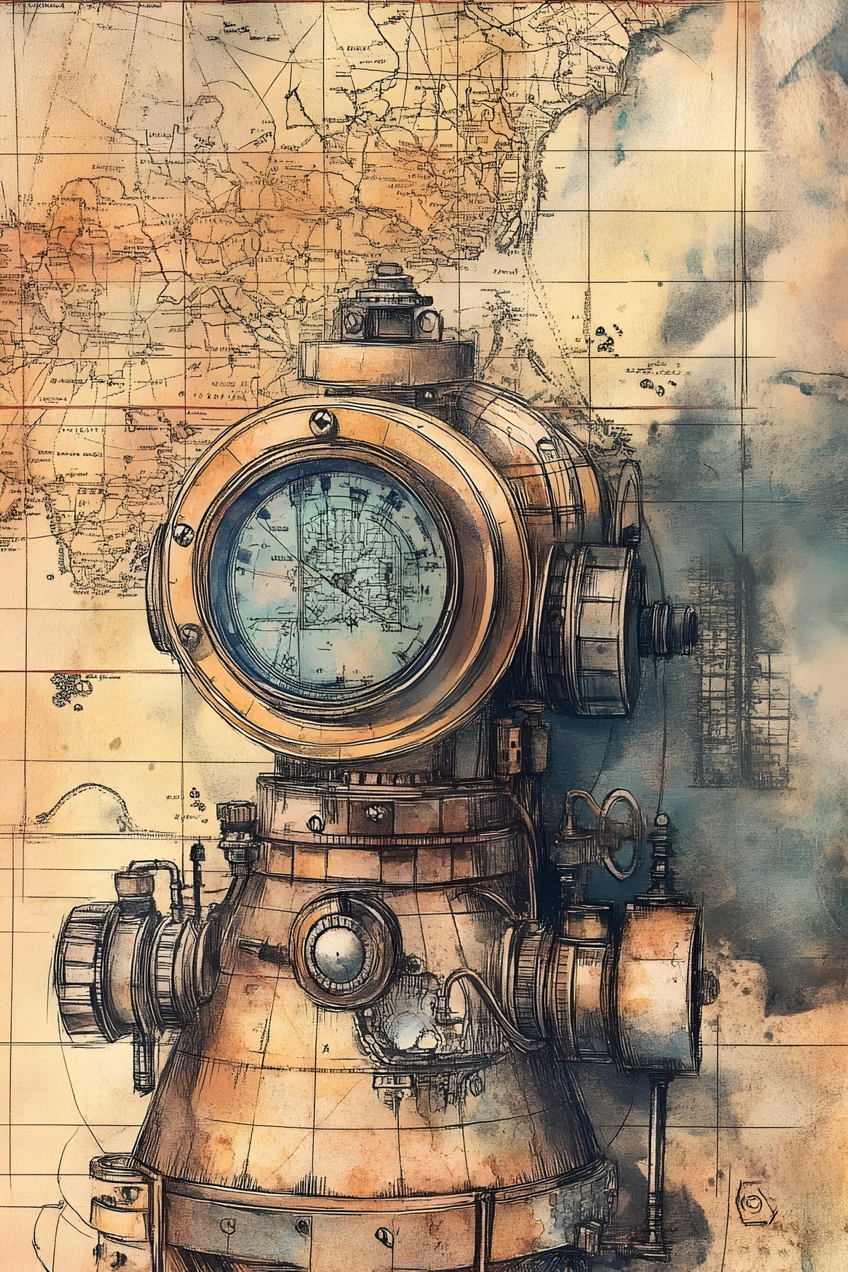 Amazon Book Pictures: The Vintage Explorer Series, Steampunk Maps Bundle, Printable Collection, 100 + PDF Downloadable Images