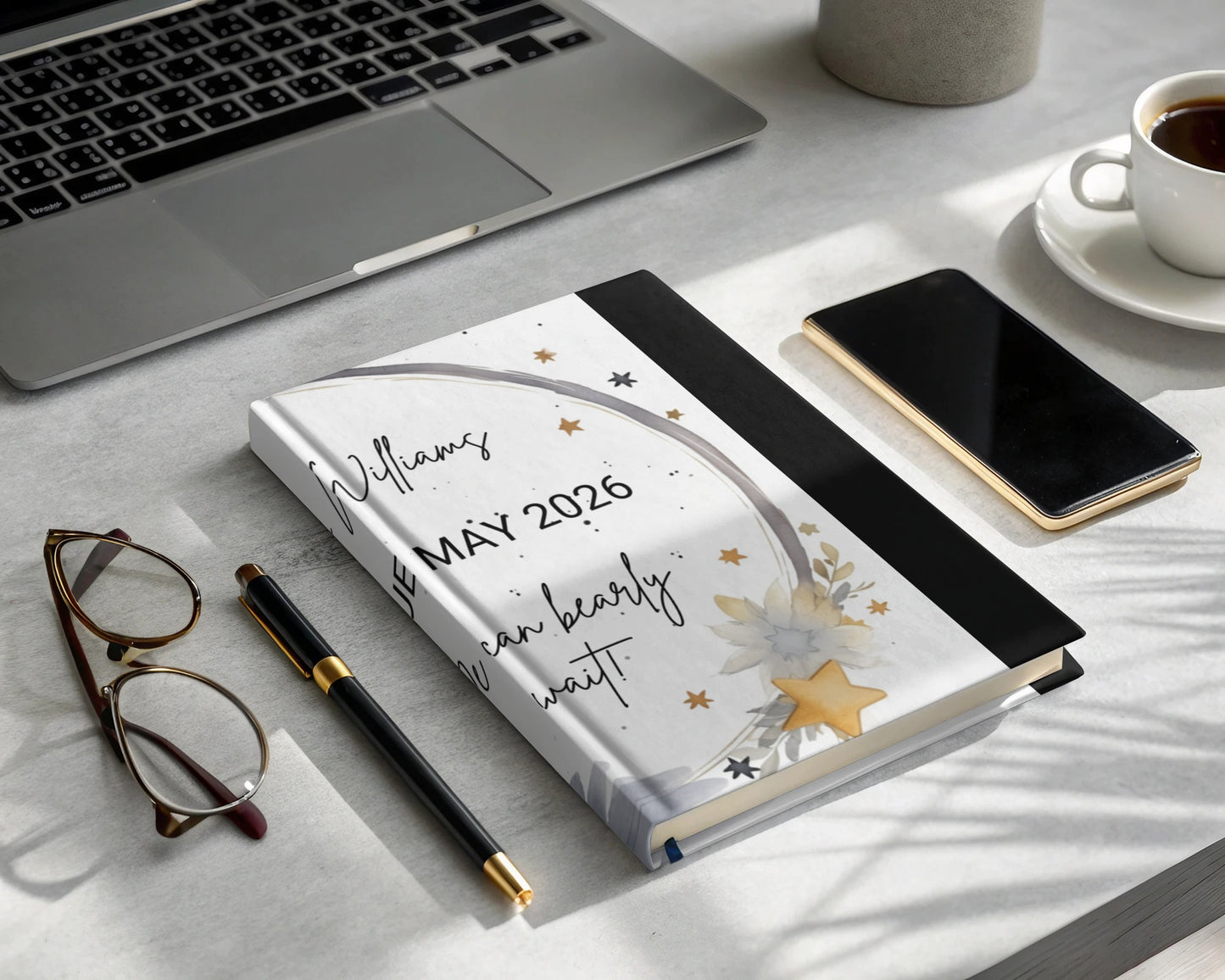 Customizable Minimalistic 2026 Planner Notebook product type