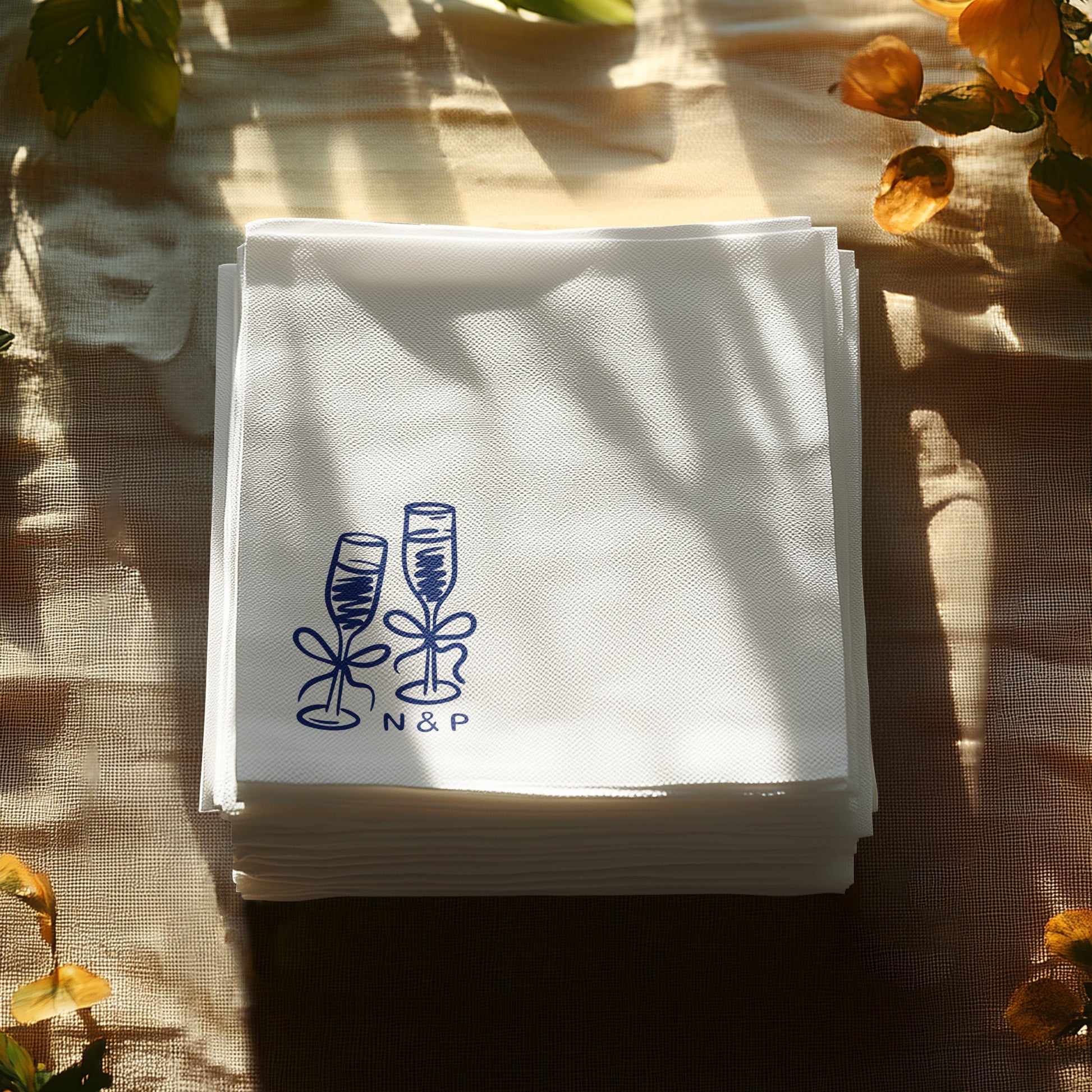 Personalized Wedding Celebration Napkin Product