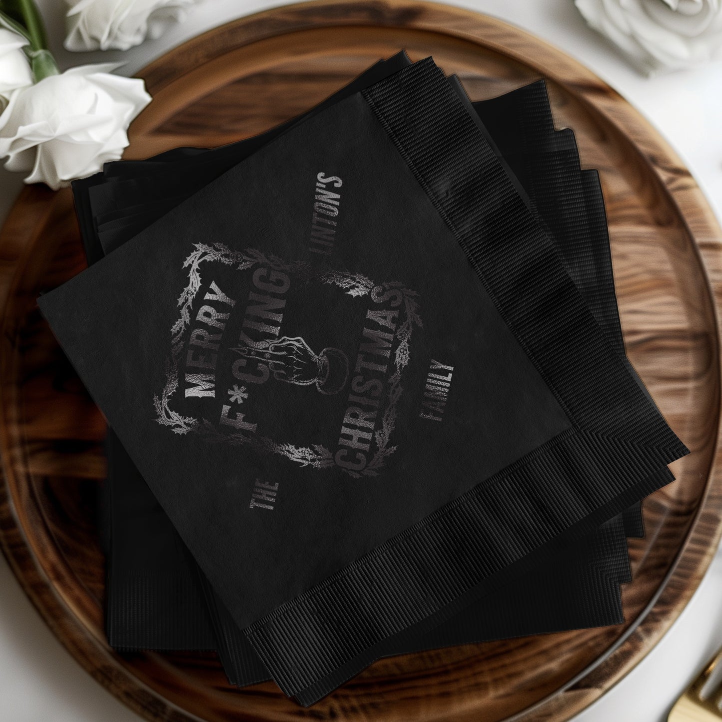 Merry F*cking Christmas Family Napkins product