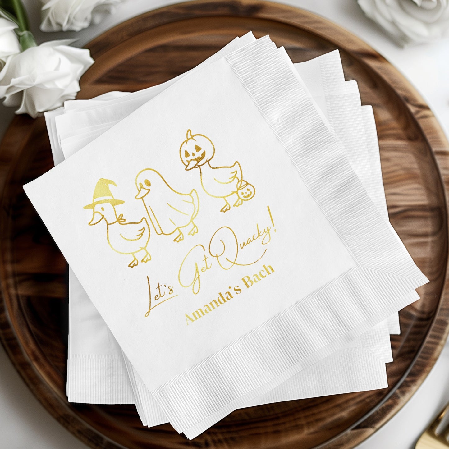 Let's Get Quackly Printed Paper Napkins product