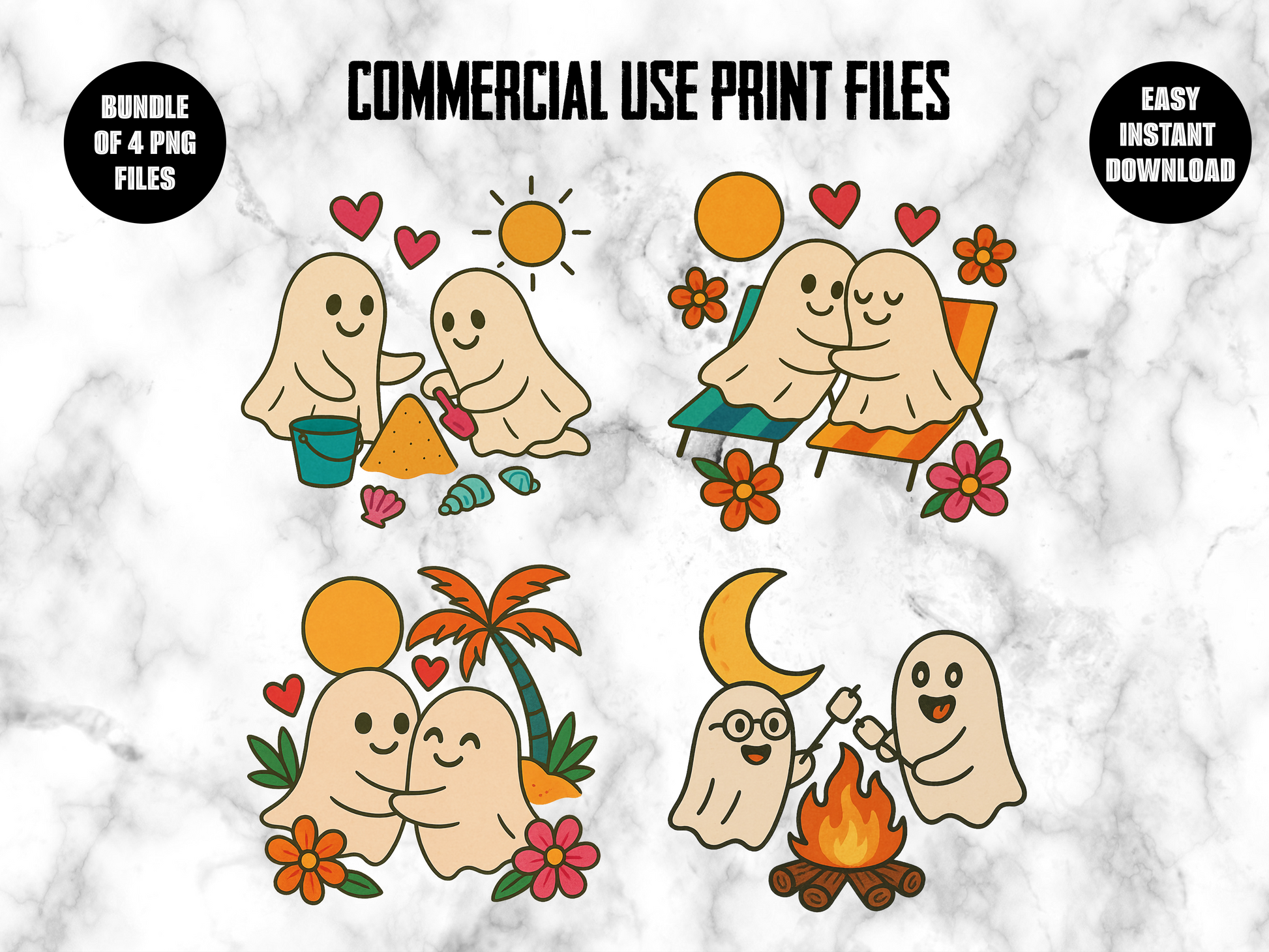 Cute Cartoon Characters Digital Clipart, Commercial Use, PNG Bundle, Instant Download, Crafting, Scrapbooking, Stickers, Emojis