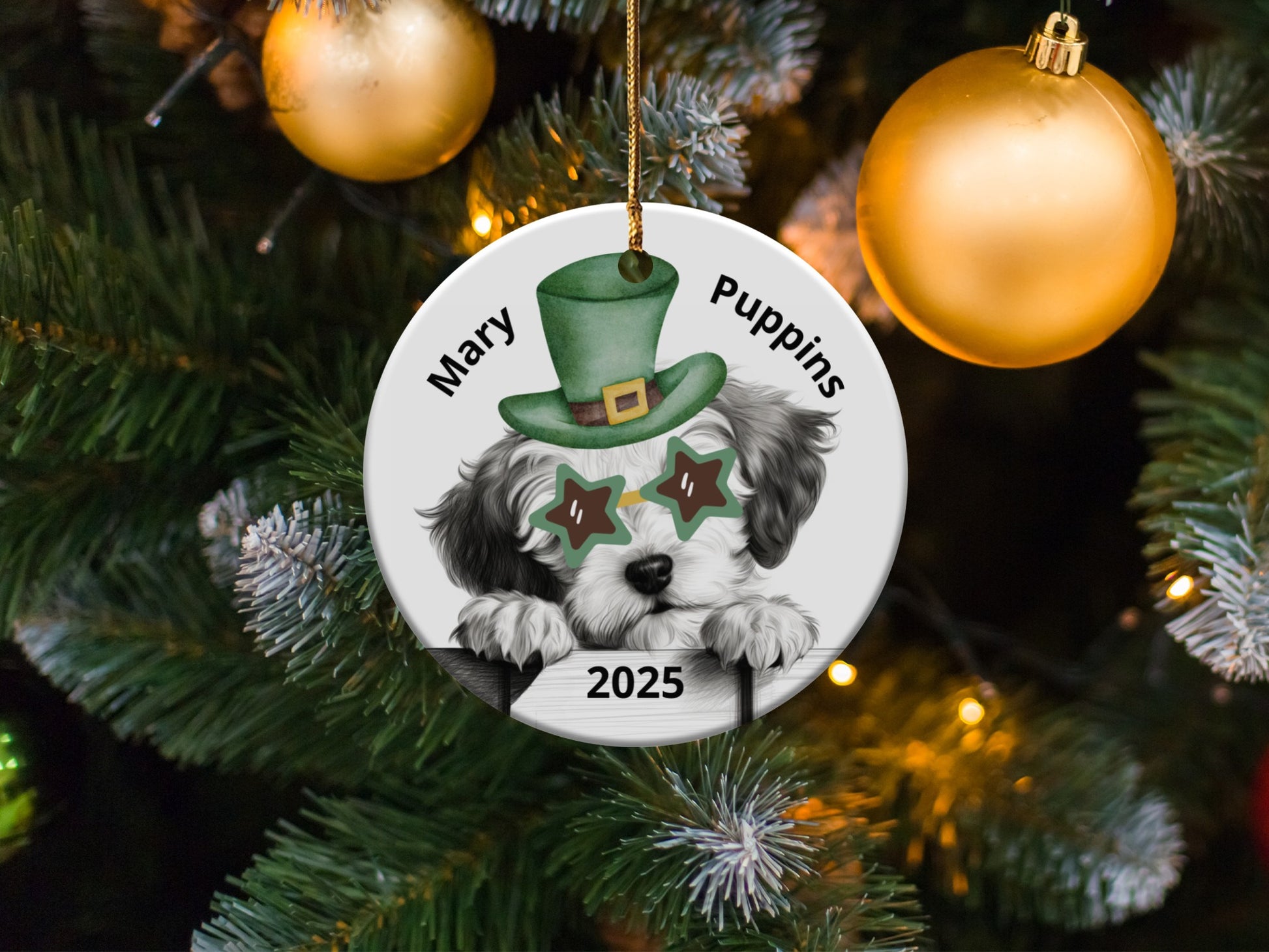 Personalized 2025 Mary Puppins Christmas Ornament product type