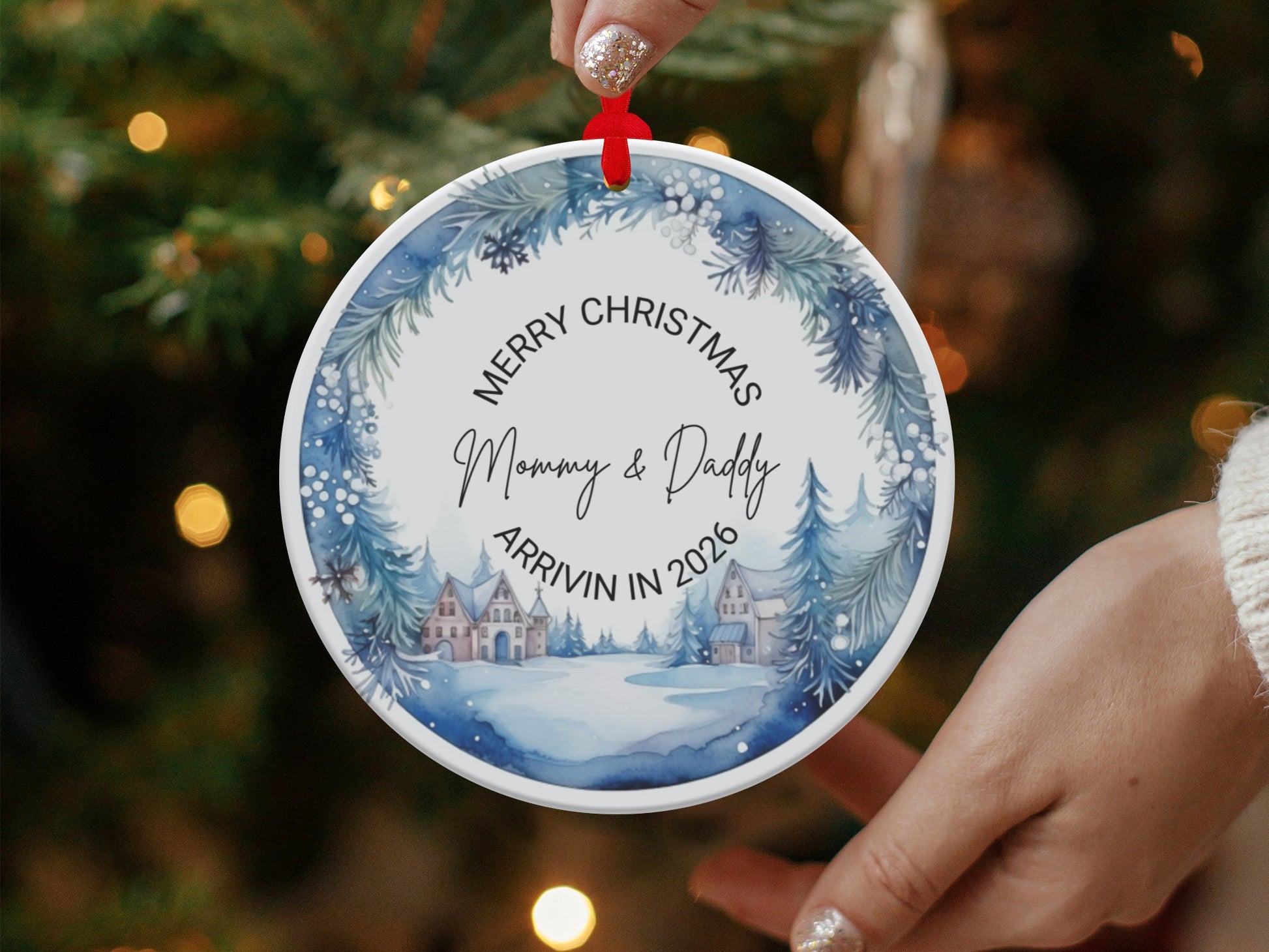 Merry Christmas 2026 Personalized Ornament product