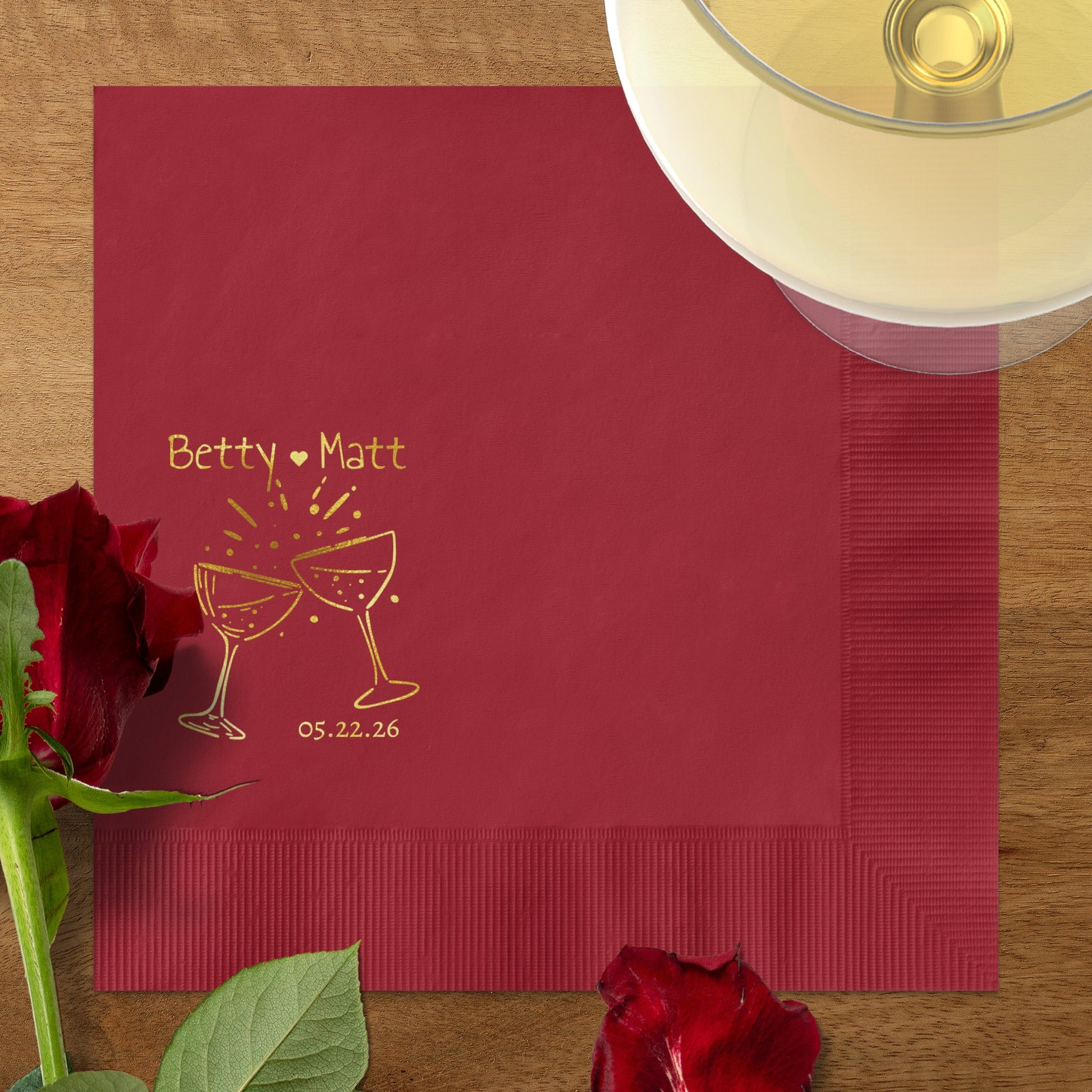 Custom Printed Cocktail Napkin Product