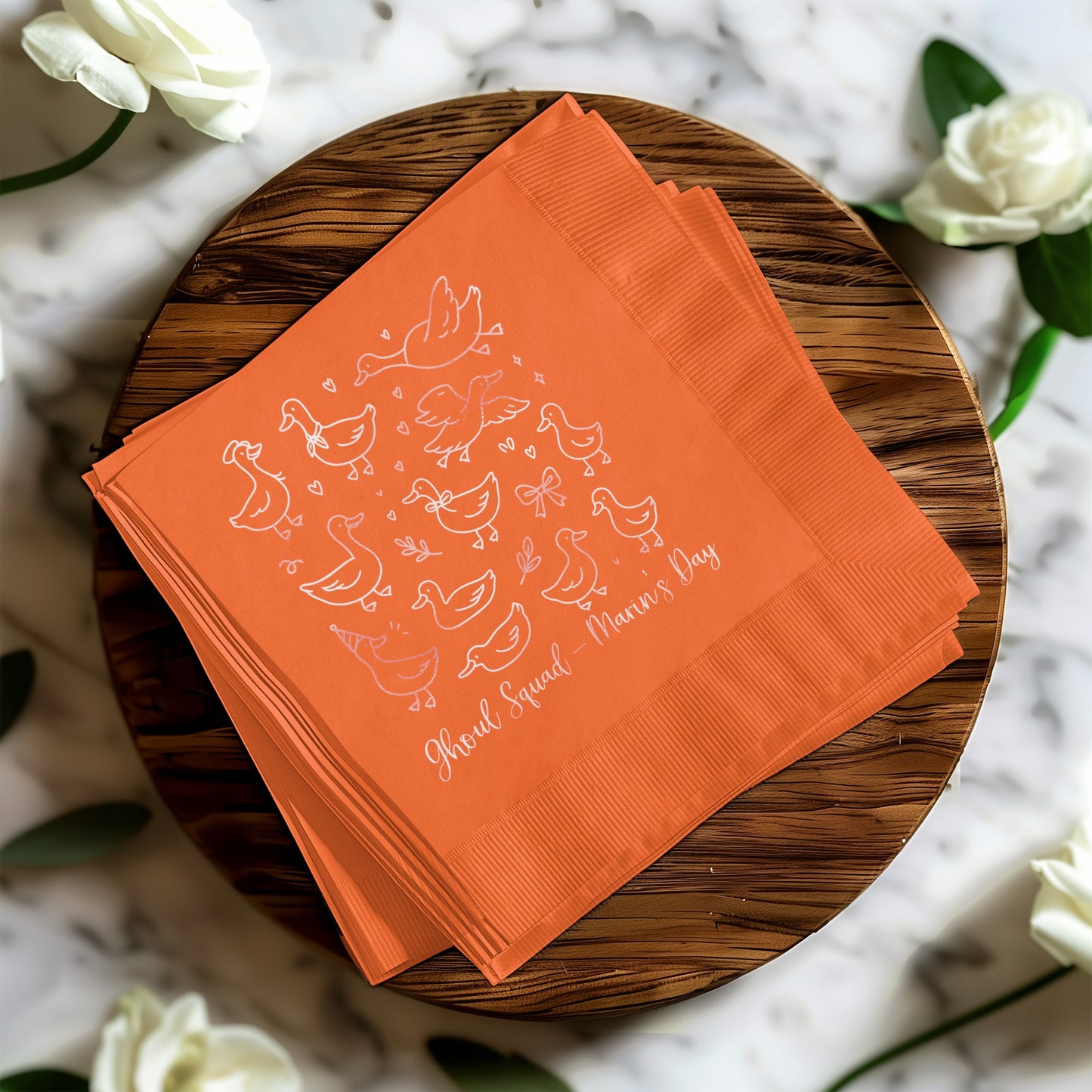 Cheerful Birds 'Best Squad Mama's Day' Napkins product type