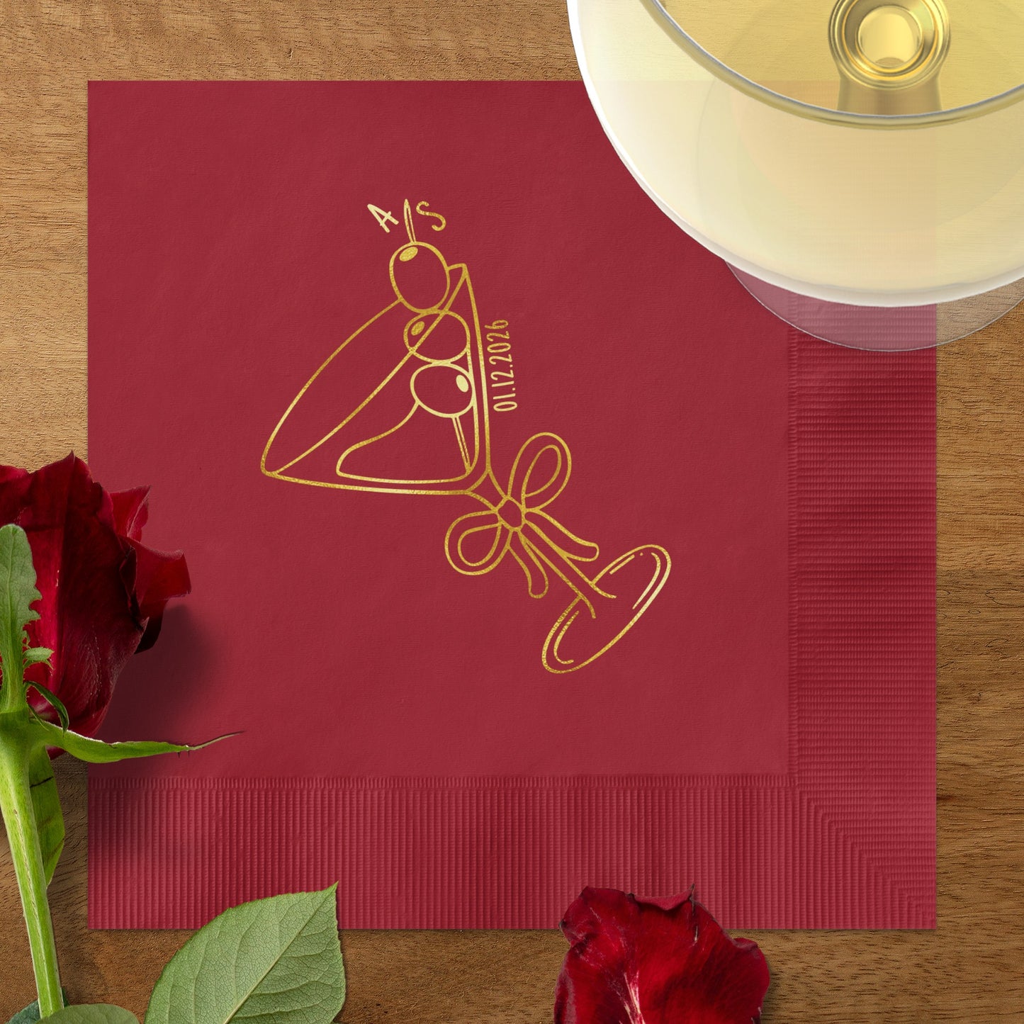 Personalized Cocktail Napkins Party Event product type