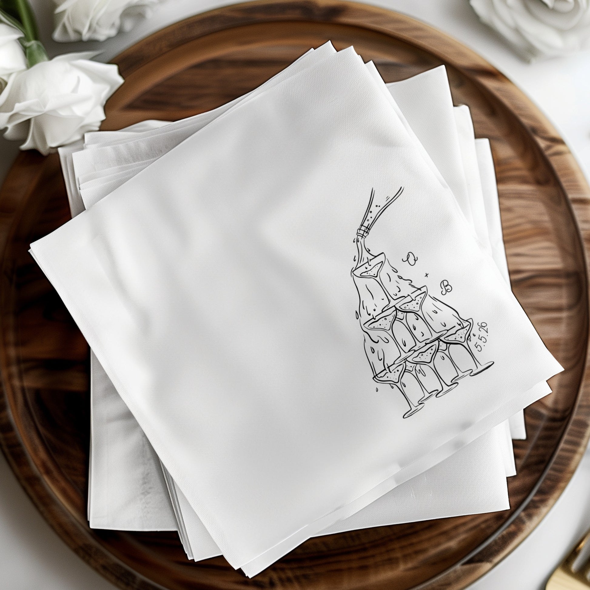 Elegant Decorative Printed Napkin for Home Dining product