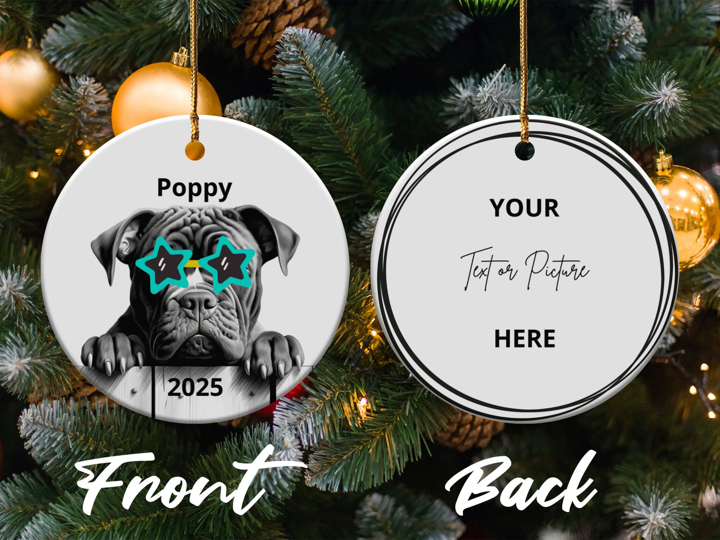 Customizable Christmas Ornaments for Personalized Gifts product type
