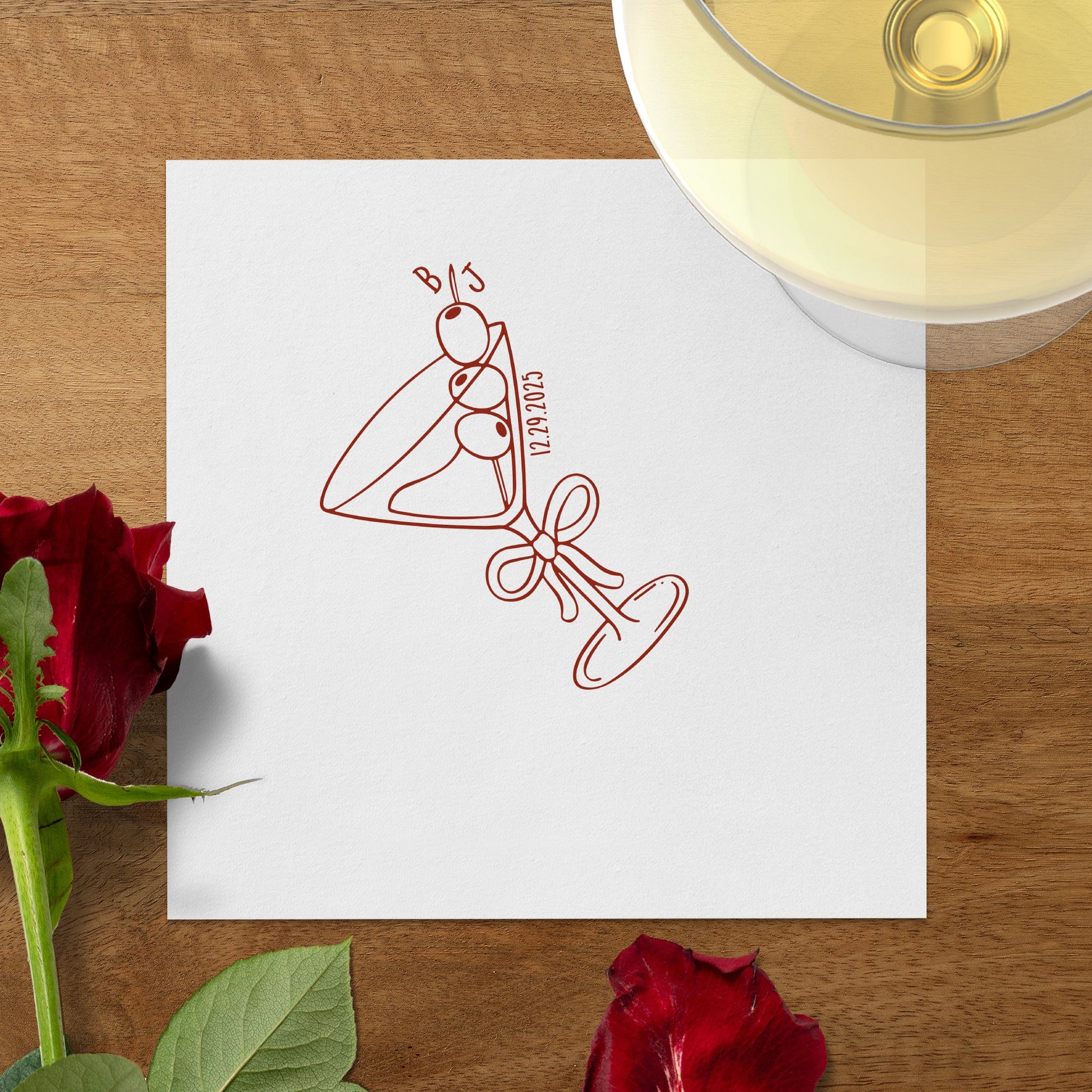 Unique Hand-Drawn Wine Glass Illustration product