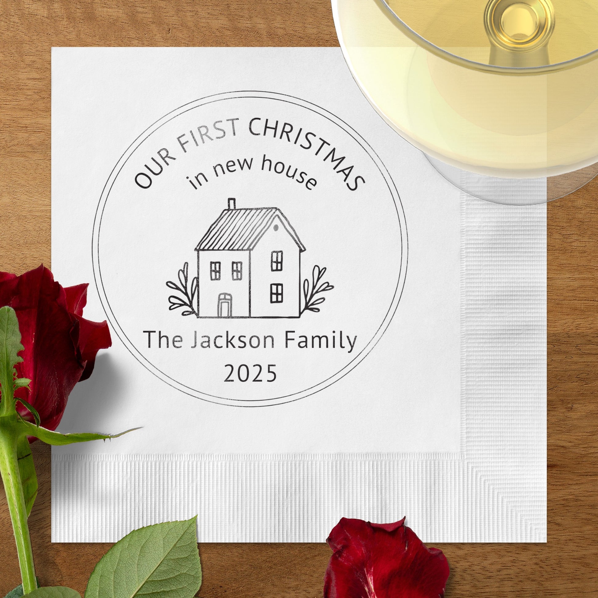 Our First Christmas in New House Personalized product