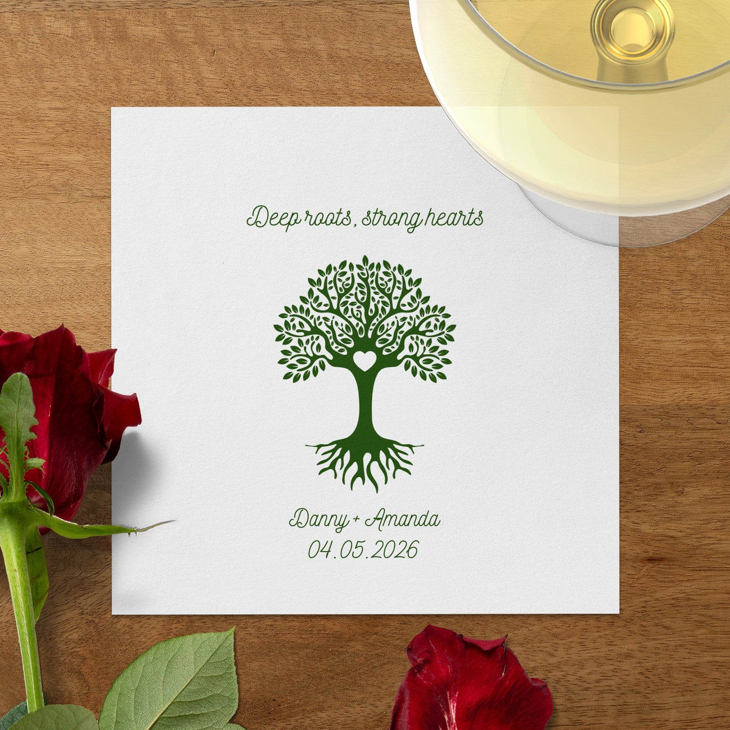 Deep Roots Strong Hearts Personalized Invitation product